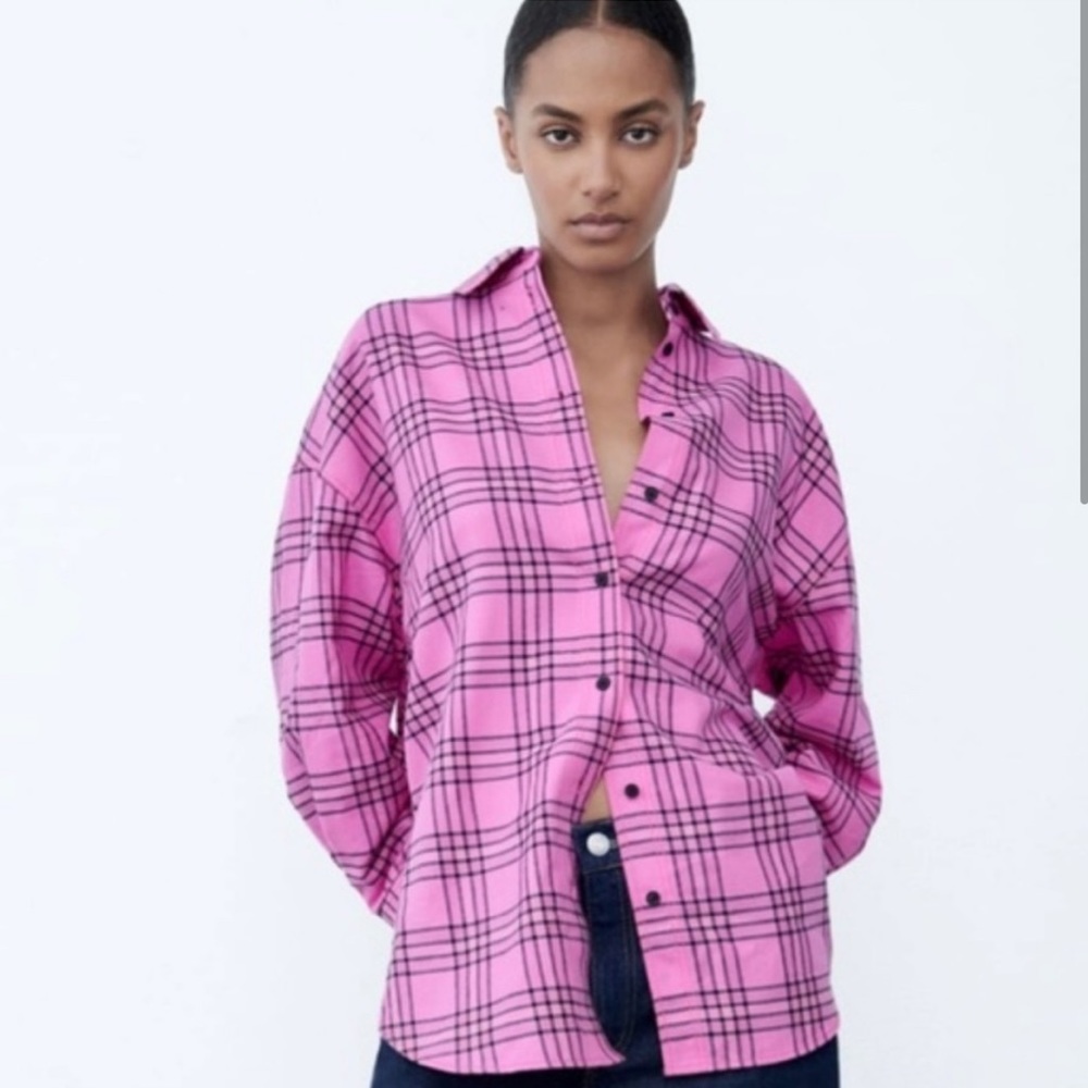 ZARA Oversized Button down